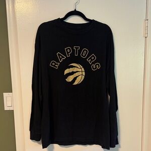 Raptors Adult OVO Black Long Sleeve Shirt